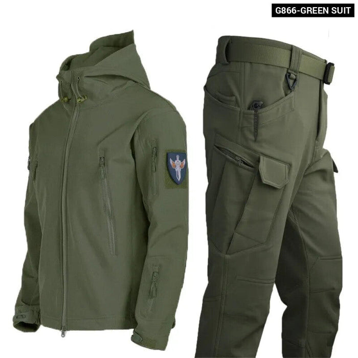 Mens Military Softshell Windproof Jacket