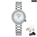 Wristwatches For Women Stainless Steel Bracelet Rhinestones