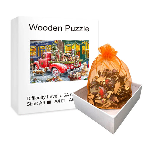 Christmas Wooden Puzzle For Kids