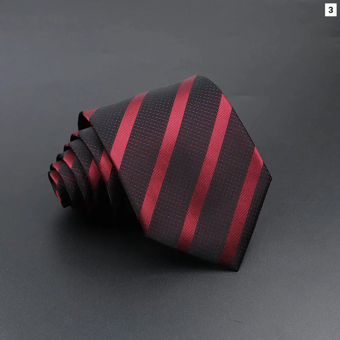 Blue Plaid Striped Tie 8Cm Classic Necktie For Mens Fashion For Daily Wear Weddings And Gifts