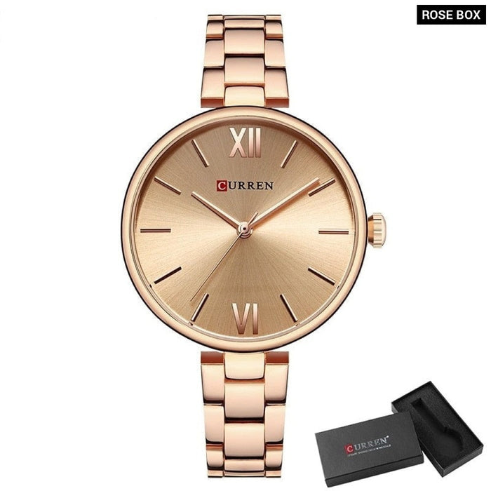 Women Watch Fashion Luxury Watch Reloj Mujer Stainless Steel  Female Clock Quartz Bracelet Wrist Watch