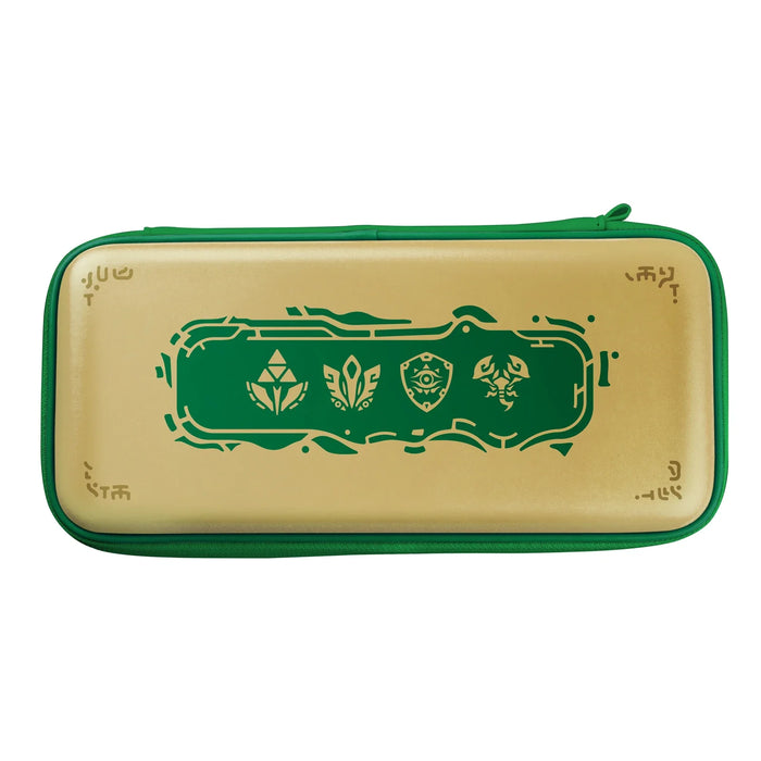 Golden-Green Eva Storage Bag Console Carry Case Compatible Nintendo Switch/Oled