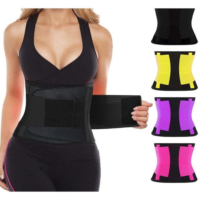 Adjustable Breathable Waist Back Compression Brace for Body Shaping Weight Loss