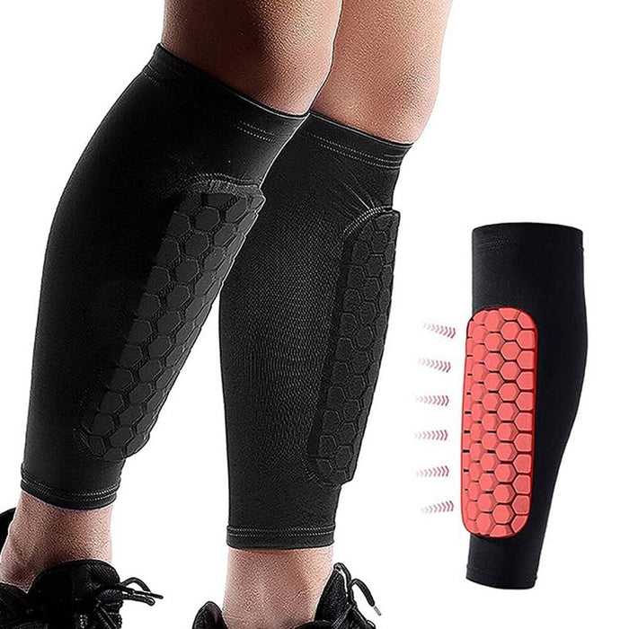 Honeycomb Shin Leg Sleeves Protective Guards For Soccer