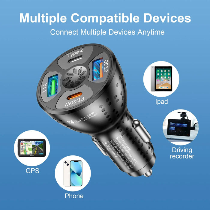 20W Usb C Car Charger For Fast Charging