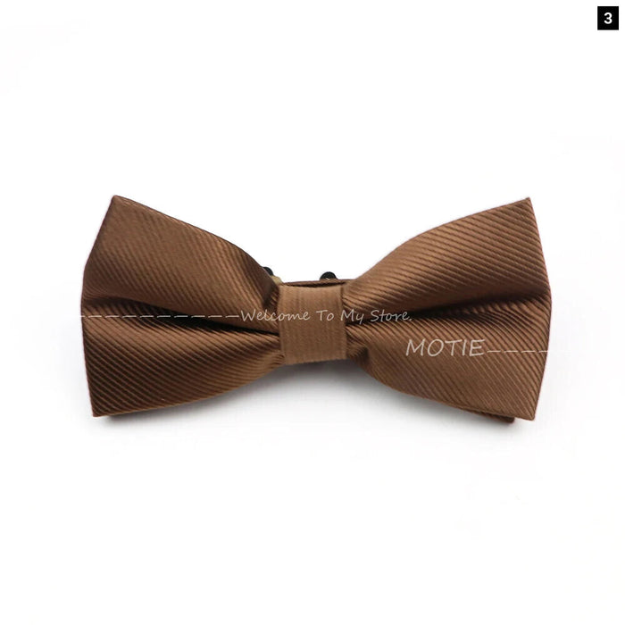 Gracefully Brown Neckties For Weddings Parties And Daily