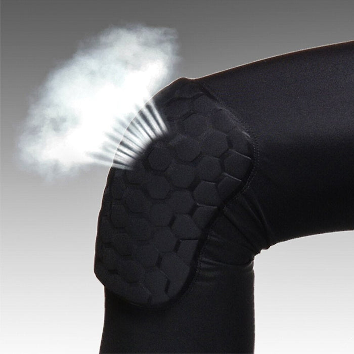 1 Piece Anti-collision Honeycomb Leg Shin Sleeve For Cycling Running Basketball