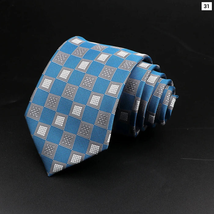 Polyester Necktie For Men For Business Meetings Formal Events And Daily Wear