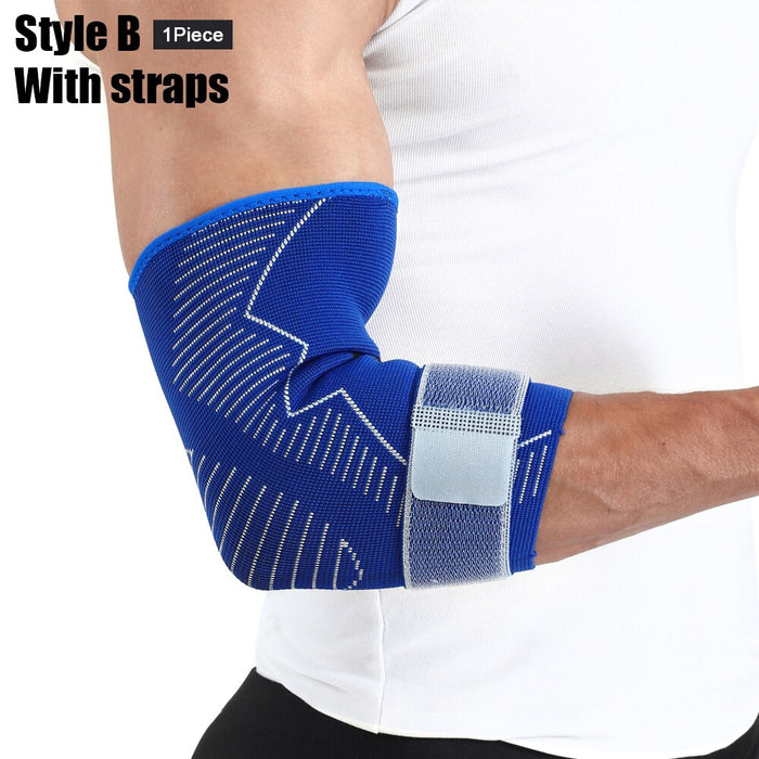 1 Piece Sports Elbow Compression Sleeve for Men Women Workouts Weightlifting