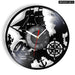 Captains Wheel Vinyl Record Wall Clock