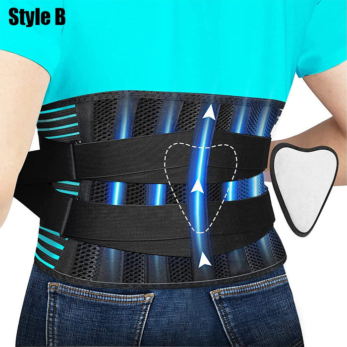 Anti-skid Breathable Waist Compression Support Belt For Men Women