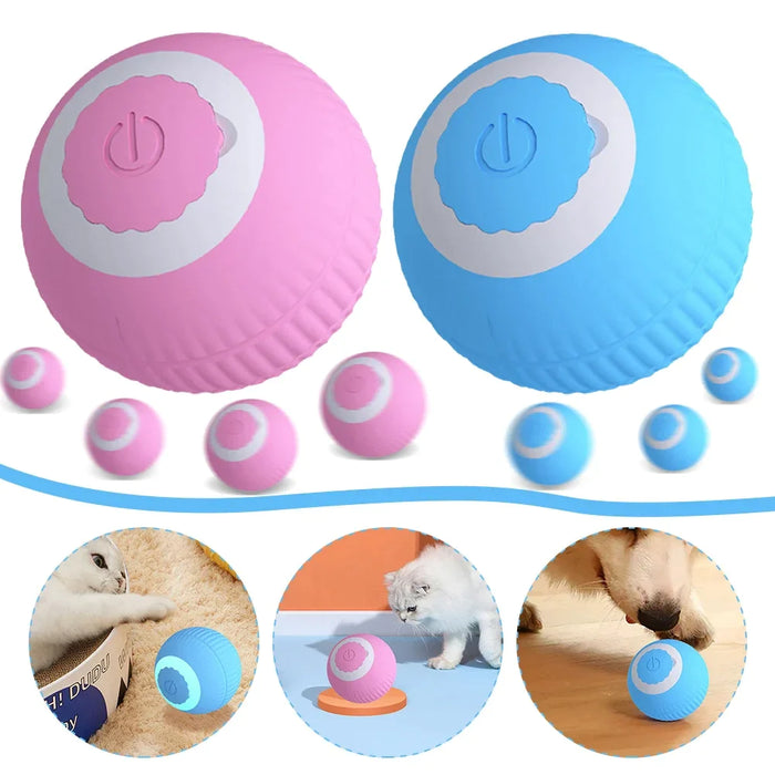 Usb Rechargeable Electric Cat Ball Toy For Interactive Play