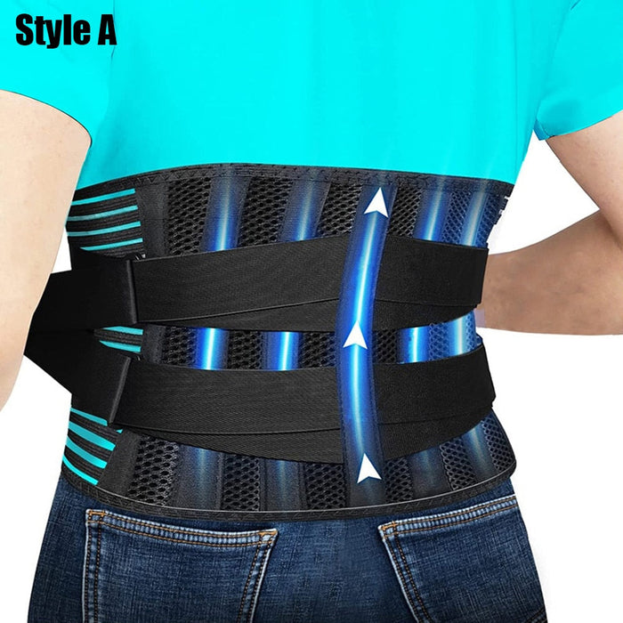 Anti-skid Breathable Waist Compression Support Belt For Men Women