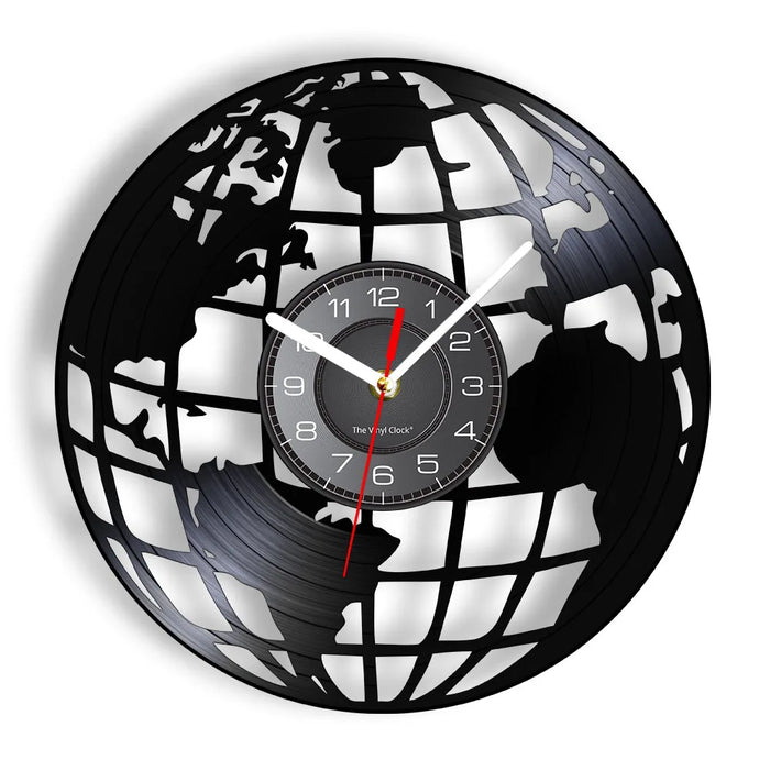 Modern 3D Earth Wall Clock