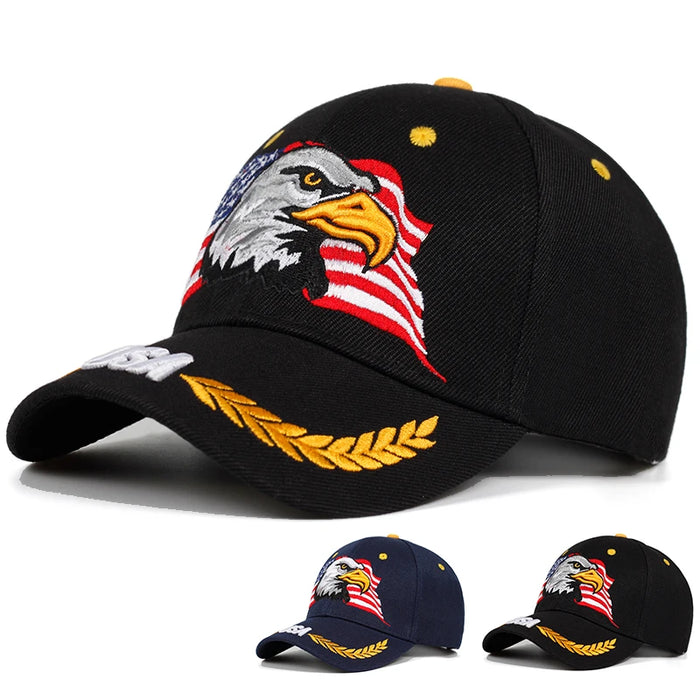 Adjustable Eagle Baseball Cap / Hat For Outdoor Wear