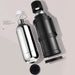 2000ml Black Stainless Steel Water Bottle With Glass Liner