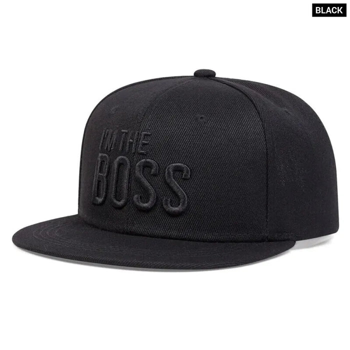 Boss Letter Embroidery Hip Hop Hat