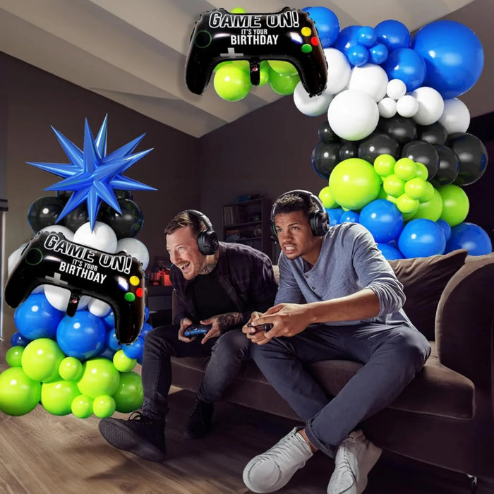 135Pcs Game-Themed Birthday Sets Birthday Parties Game Night Birthday Party Decorations Create Immersive Esports Carnivals