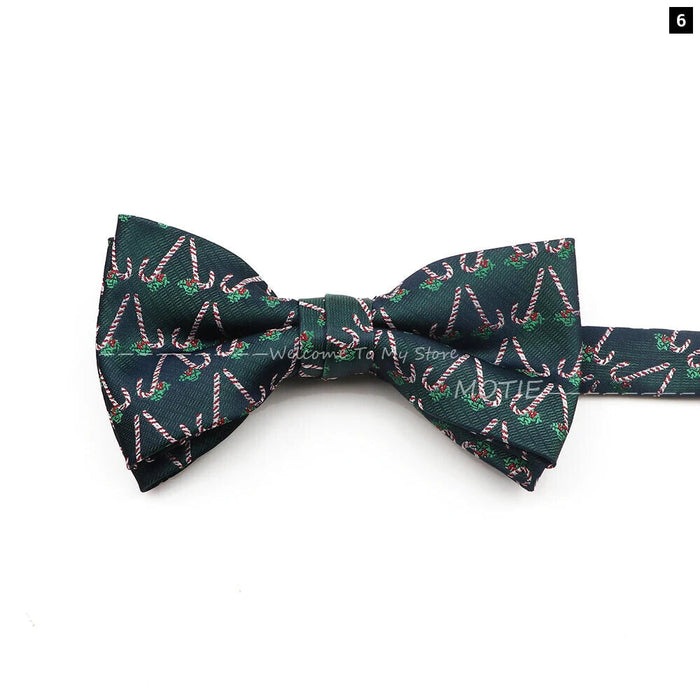 Christmas Tree Snowflake Bowtie For Weddings And Parties