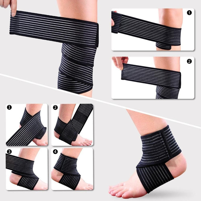 1PC Adjustable Elastic Knee Compression Sports Bandage For Running Cycling Basketball