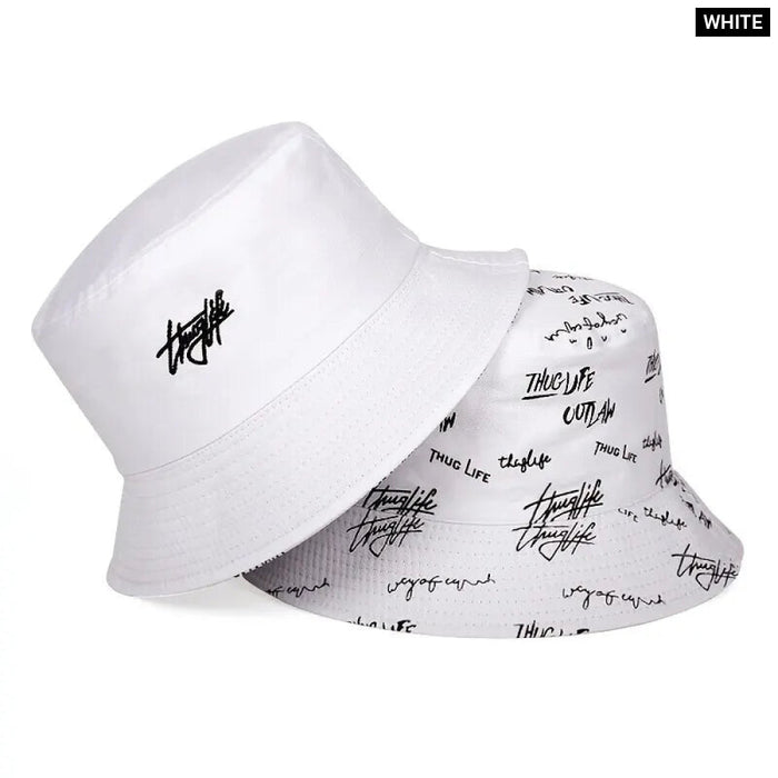 Bucket Hat Embroidery Print