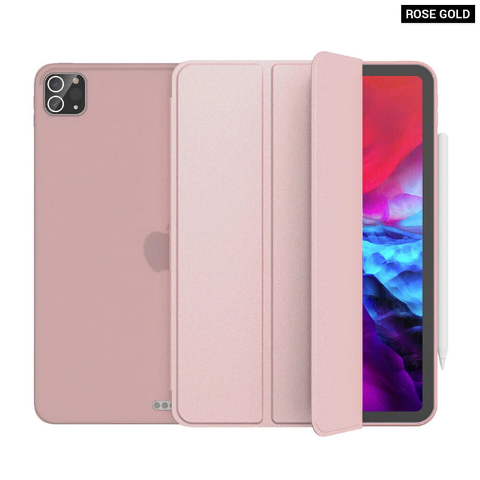 Smart Cover For Ipad Pro 11 12.9 Pu Leather Silicone Case