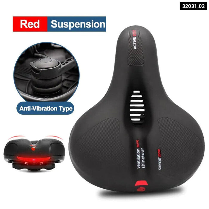 Comfy Shock Absorbing Bike Saddle