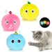 Fluffy Cat Ball Interactive Kitten Toy With Lifelike Sounds