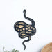 Black Wooden Snake Wall Decor For Home Or Garden