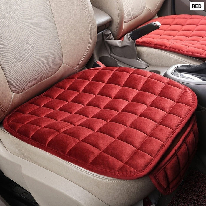 Car Seat Cover Winter Warm Seat Cushion Anti Slip Universal Front Chair Seat Breathable Pad for Vehicle Auto Car Seat Protector