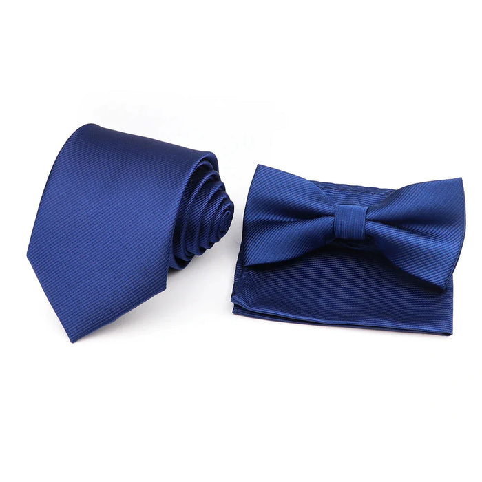 Classic Striped Tie Set For Business And Weddings