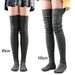 Wool Thigh High Socks For Women