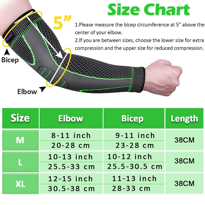 Anti-slip Arm Compression Sleeves For Cycling Basketball