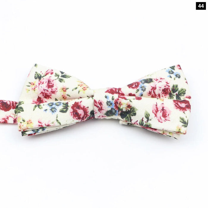 Colourful Floral Bow Ties Fashionable And Fun For Kids