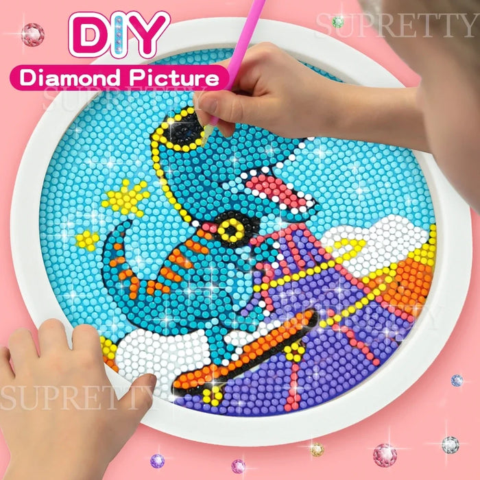 Handmade Dinosaur Diamond Set For Kids 6