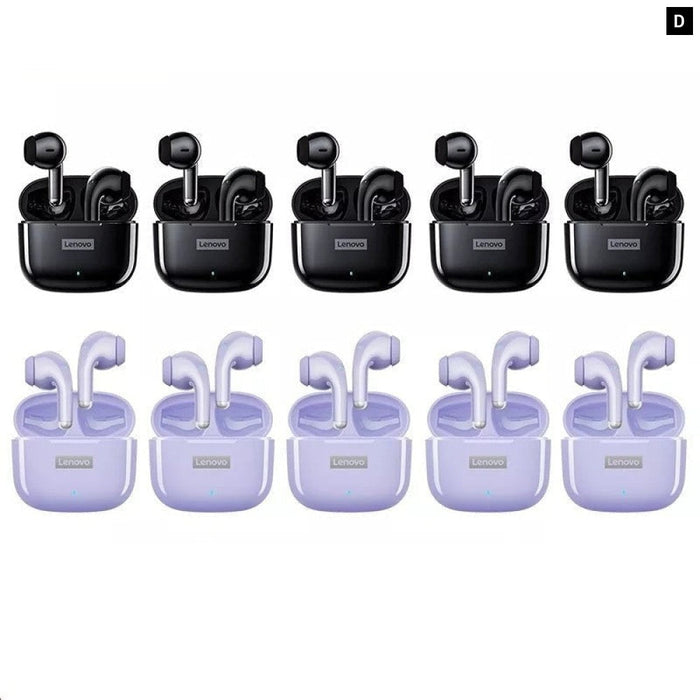 10Pcs Wireless Bluetooth 5.1 Lp40 Pro Tws Sports Noise Reduction Touch Control Earphones