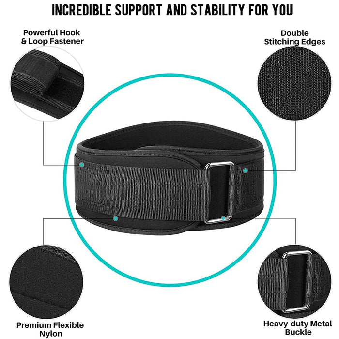 Fitness Weight Lifting Waist Gym Belt For Weightlifting Powerlifting Strength Training