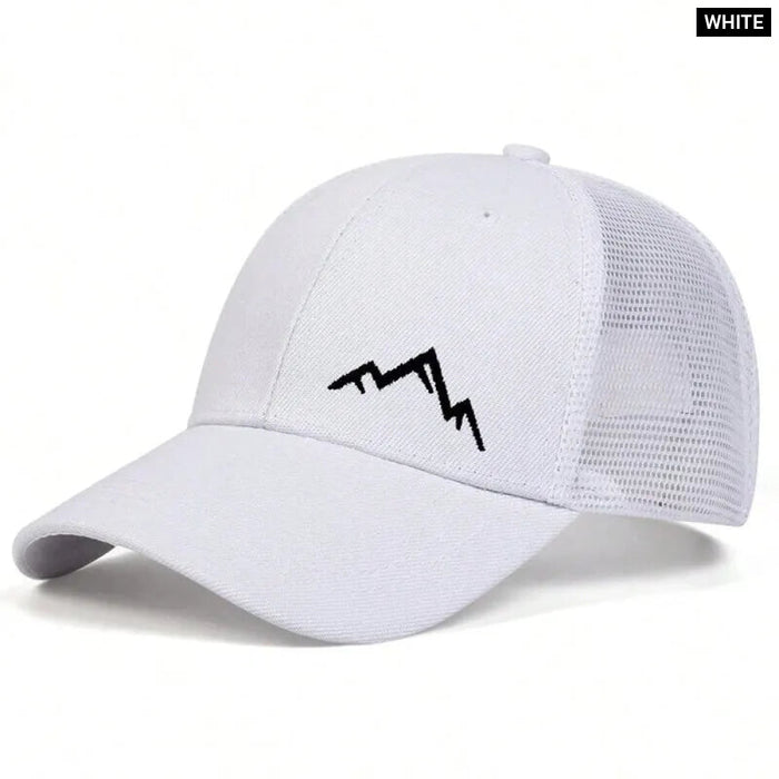 Adjustable Mountain Range Baseball Cap / Hat For Outdoor Sun Protection