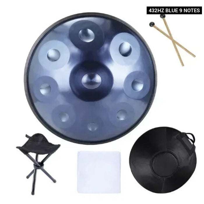 432Hz 440Hz 9 10 12 Notes D Major Professional Authentic Handpan Steel Tongue Drum For Yoga And Meditation