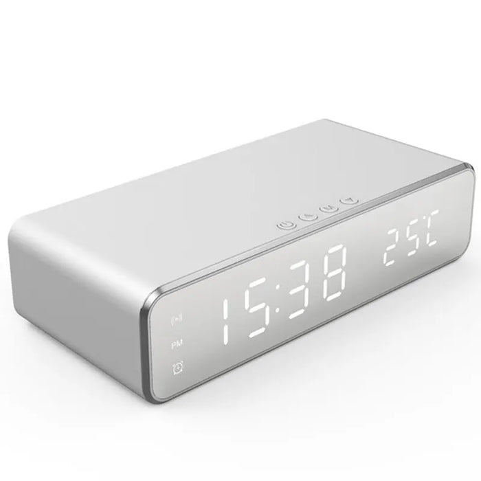 Fast Charging Dock With Alarm Clock And Thermometer