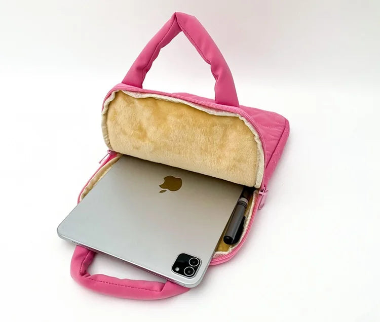 For Macbook Air Pro Ipad 9,10,11" Mid Tablet Notebook Womens 13.3,14,15.6 Inch Case Laptop Bag