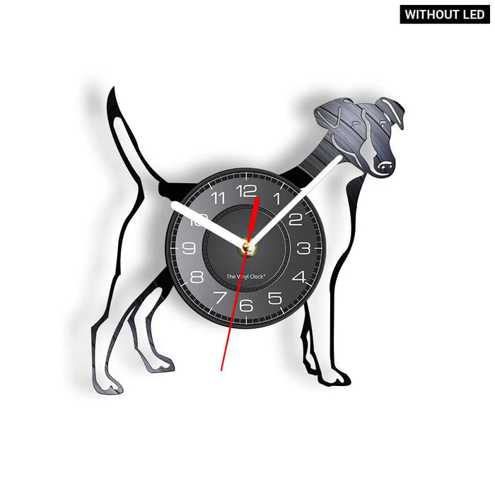 Wire Fox Terrier Vinyl Lp Wall Clock