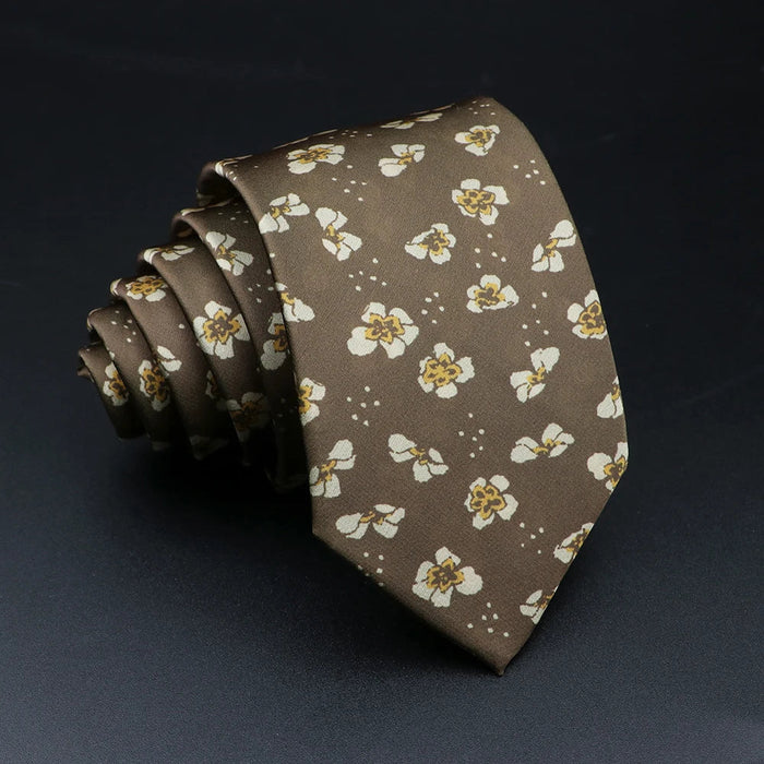 Super Soft Silk Ties Mens Fashion 7cm Necktie For Wedding