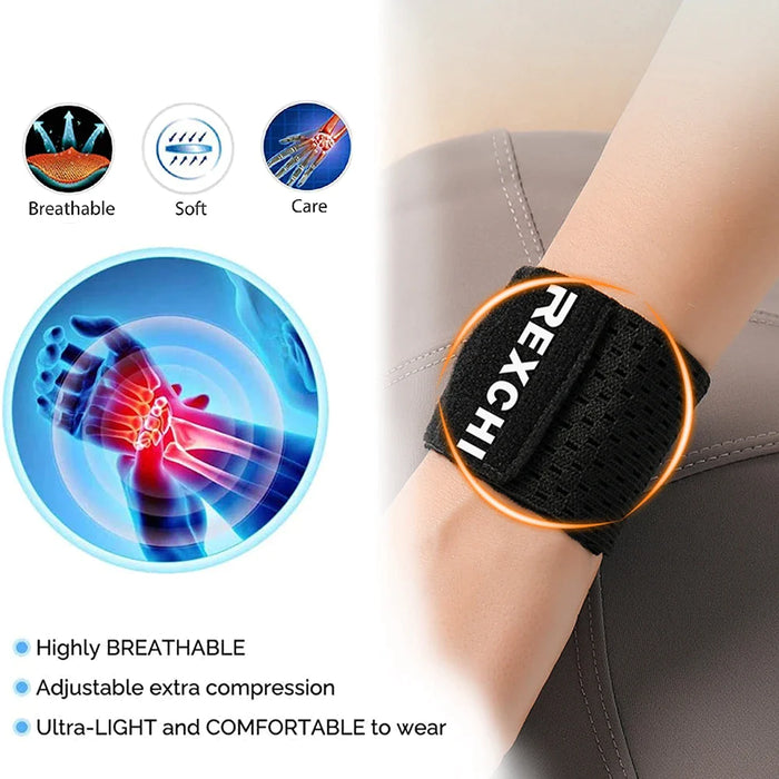 1 Pc Elastic Wrist Compression Brace Support Weightlifting Tendonitis Carpal Tunnel Arthritis