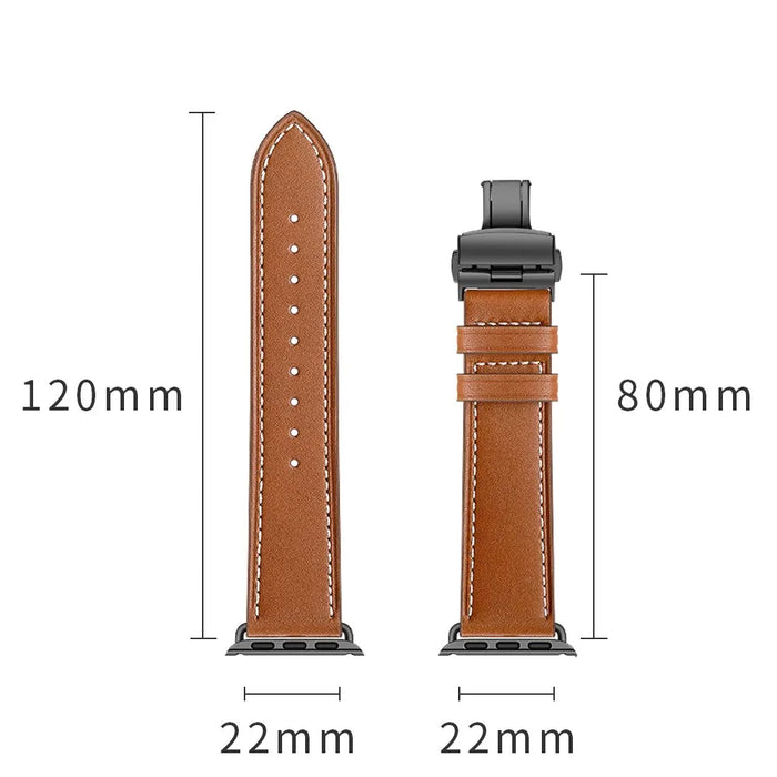 Leather Strap for Apple Watch Band 45mm 41mm 44mm 40mm 42mm