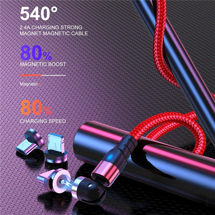 Fast Charging Magnetic Usb Cable For Iphone Xiaomi