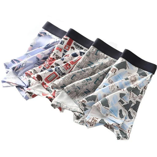 4 Piece Mens Boxer Shorts