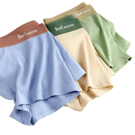 Pack Of 3 Mens Cotton Boxer Shorts Soft Antibacterial