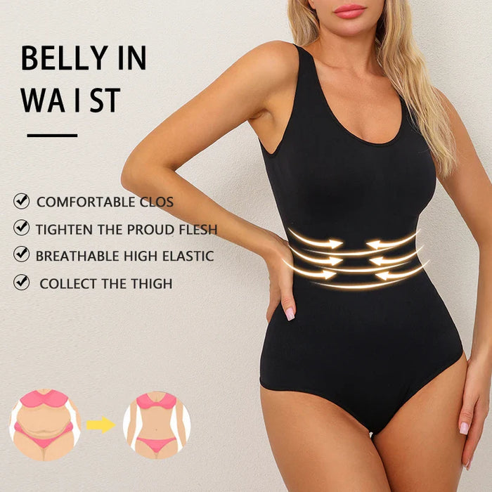 Seamless Tummy Control Bodysuit For Women