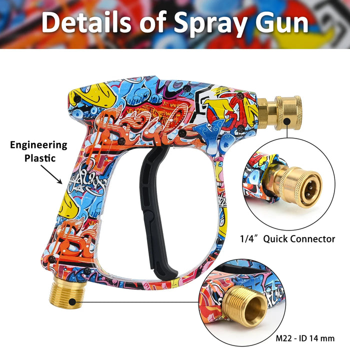 Car Pressure Washer Gun With Quick Connector